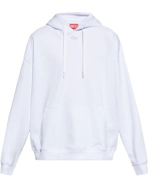 DIESEL Logo Hoody - White