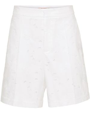 Valentino Garavani San Gallo Bermuda Shorts - White