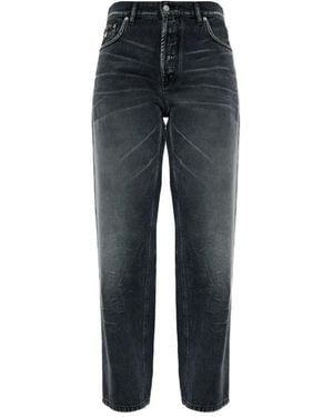 Moschino Jean À Coupe Droite - Bleu
