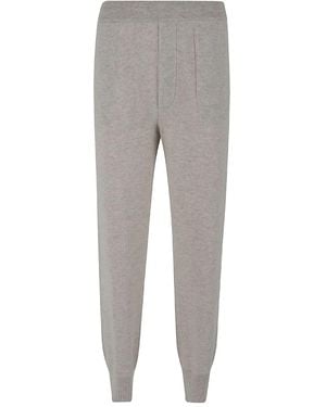 Lisa Yang Gerippte Jogginghose - Grau