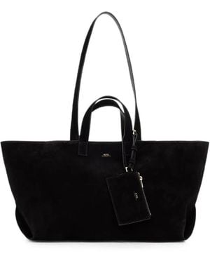 A.P.C. Le Drummer Tote Bag - Black