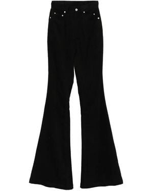 Rick Owens Flared Jeans - Black