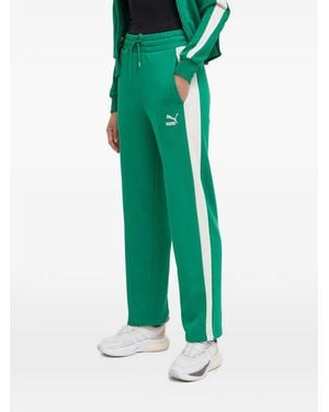 PUMA Pantalon À Bandes Latérales - Green