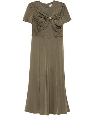 Roland Mouret Knot-Detail Midi Dress - Green