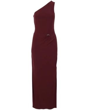Baobab One-Shoulder Ring-Detail Maxi Dress - Purple