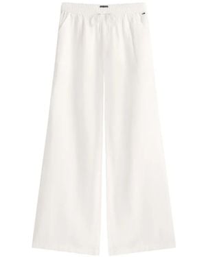 Tommy Hilfiger Drawstring Palazzo Pants - White