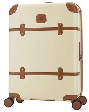 Bric's Bellagio Leather-Piping Suitcase - Natural