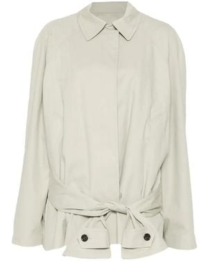 Pushbutton Trench Réversible - Blanc