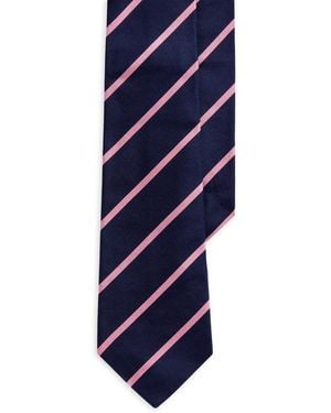Ralph Lauren Striped Tie - Blue