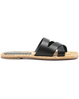 Paloma Barceló Pauline Slides - Black