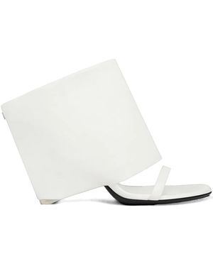 Courreges Oblique Sandals - White