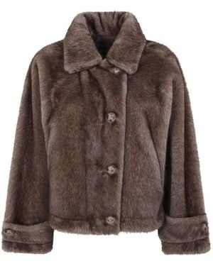 DR. HOPE Button-Up Jacket - Brown