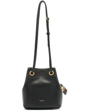 COACH Jade Leather Mini Bag - Black