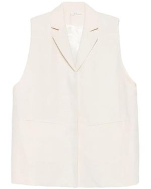 Co. Haut Ceinturé Sans Manches - White