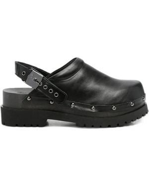 Scholl Cindy Studded Mules - Black