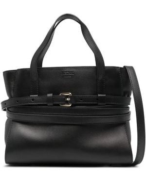 Moschino Tie Me ハンドバッグ S - ブラック