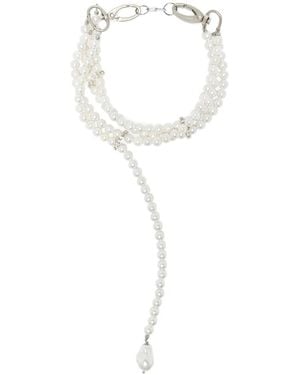 Atu Body Couture Gargantilla De Cuentas De X Shir Fine Jewellery - Blanco