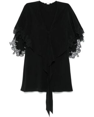 Stella McCartney Lace-Detailing Blouse - Black