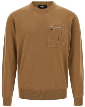 Fendi Sweater - Brown