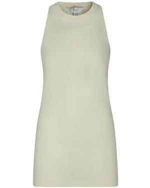 Malo Ribbed Cotton Top - Green