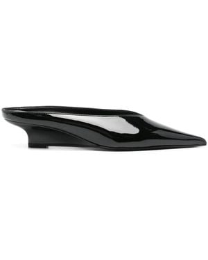 TOTEME Mules Aus Lackleder 35Mm - Schwarz