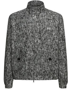 KARL LAGERFELD Bouclé Jacket - Grey