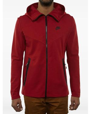 Nike Logo-Print Hoodie - Red