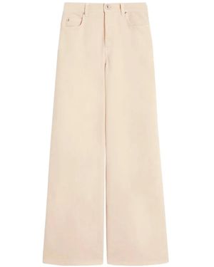 Weekend by Maxmara Plaster Wide Leg Pants - White