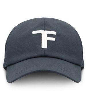 Tom Ford ロゴ キャップ - ブルー