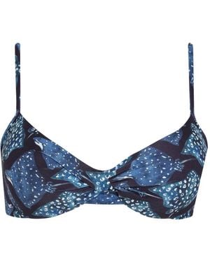 Lygia & Nanny Top Bikini Cassis - Blu
