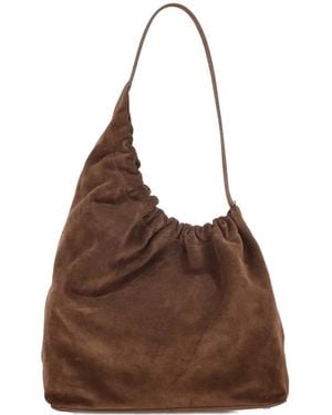 Aesther Ekme Bolso De Hombro Demi Lune Cloud Fruncido - Marrón