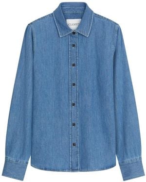 Closed Buttoned Classic Shirt - Blue