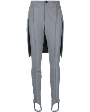 Undercover Panel Stirrup Pants - Gray