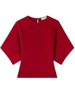 RETORI Satin Blouse - Red