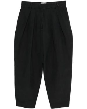 The Row Dyri Pleated Trousers - Black