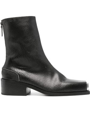 Marsèll Metal-Toecap Ankle Boots - Black
