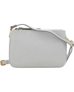 Gianni Chiarini Leren Crossbodytas - Grijs