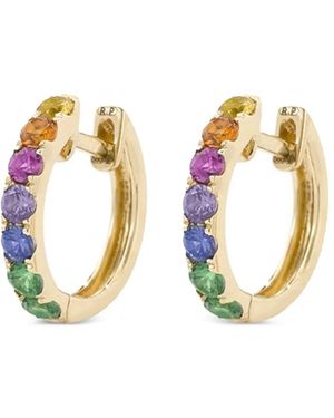 Robinson Pelham 14K Sapphire Hoop Earrings - Metallic