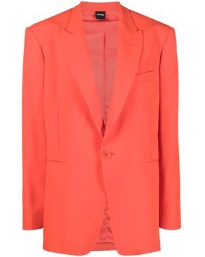 Aspesi Single-Breasted Blazer - Red