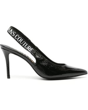 Versace Jeans Couture Scarlett 90Mm Slingback Court Shoes - Black