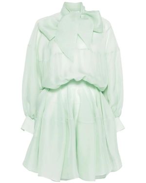 Viktor & Rolf ボウタイ ミニドレス - グリーン