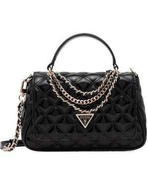 Guess Giully Quilted Tote Bag - Black