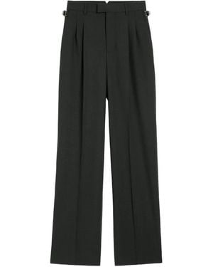 Ami Paris Taillenhose Mit Bundfalten - Schwarz