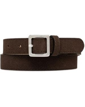 Gianni Chiarini Suede Buckle-Fastening Belt - Brown