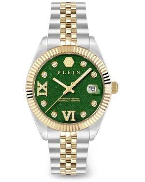 Philipp Plein Date Superlative 34Mm Watch - Metallic