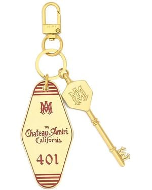 Amiri Tassel-Pendant Keyring - Metallic