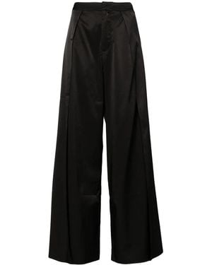 B+ AB Wide-Leg High-Waist Pants - Black