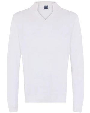Fedeli Long-Sleeve Jumper - White
