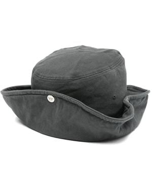 OPEN YY Detachable Ear Flap Bucket Hat in Black | Lyst