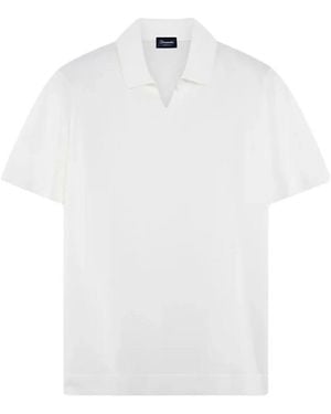 Drumohr T-Shirt A Maniche Corte - Bianco
